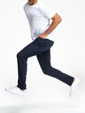 Swet Tailor All-In Pant Navy Blue 30W x 28L Classic Chino Staple